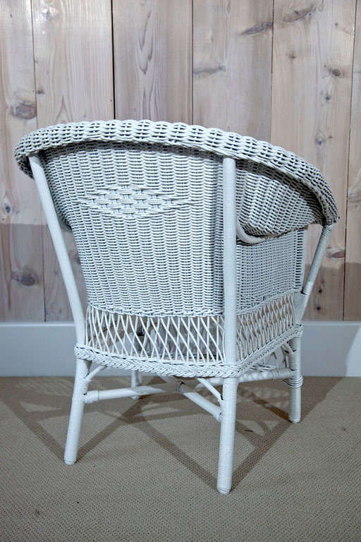 Wicker Sofa and Chair Set For Sale 5