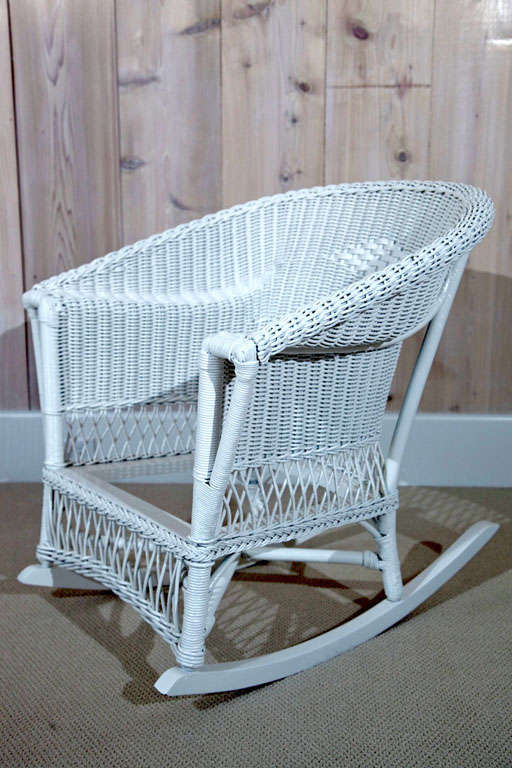 Wicker Sofa and Chair Set For Sale 6