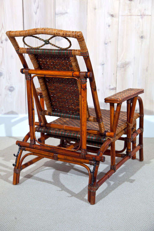 Antique Rattan Morris Chairs 1
