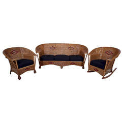 Deco Wicker Set