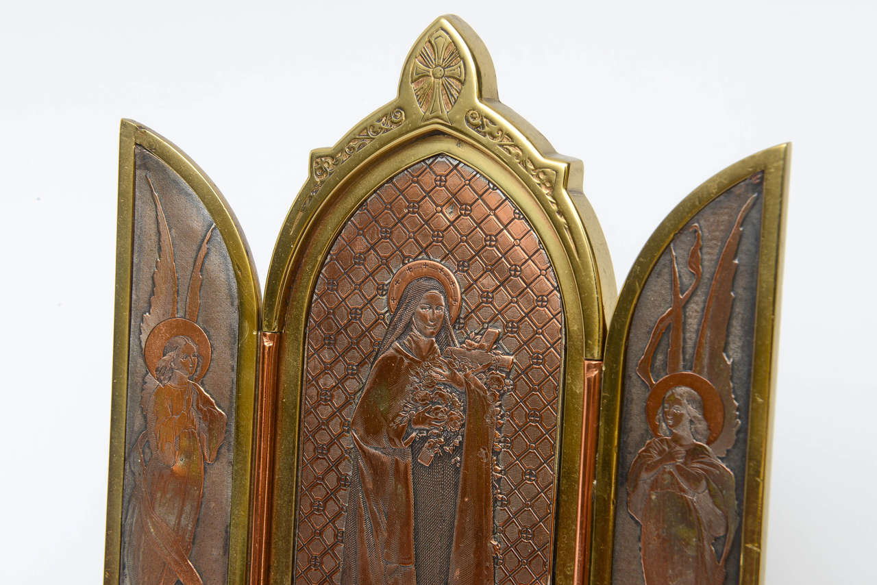 19th Century Triptych In Good Condition In West Palm Beach, FL