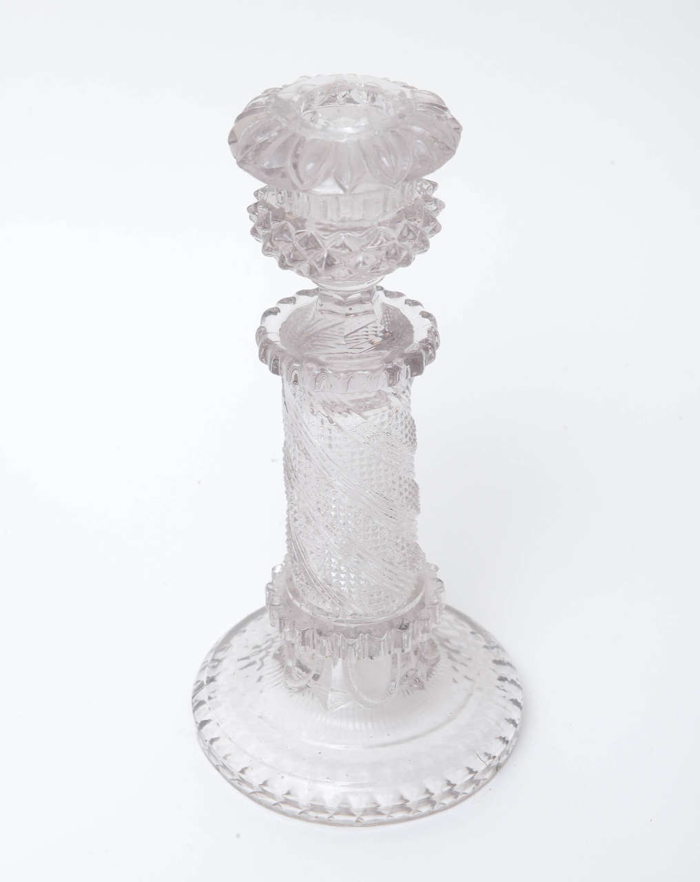 English Pair of William IV Heavy Leaded Candlesticks For Sale