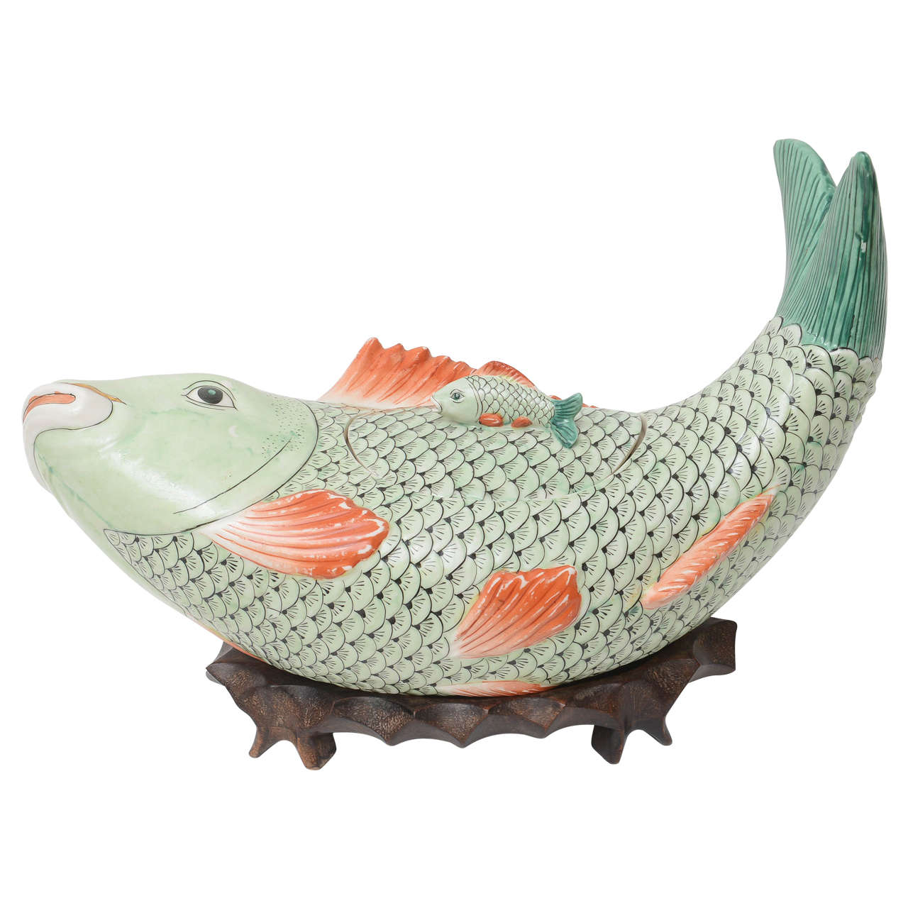 Whimsical Vintage MaitlandSmith Fish Form Tureen at 1stDibs fish tureen