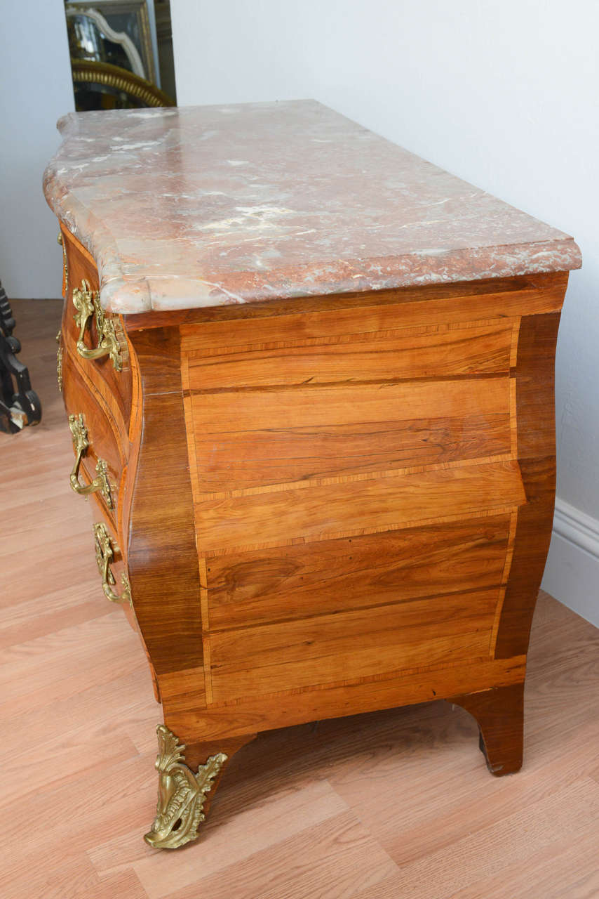 18th Century Louis XV French Marquetry Commode 5