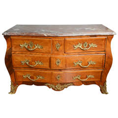18th Century Louis XV French Marquetry Commode
