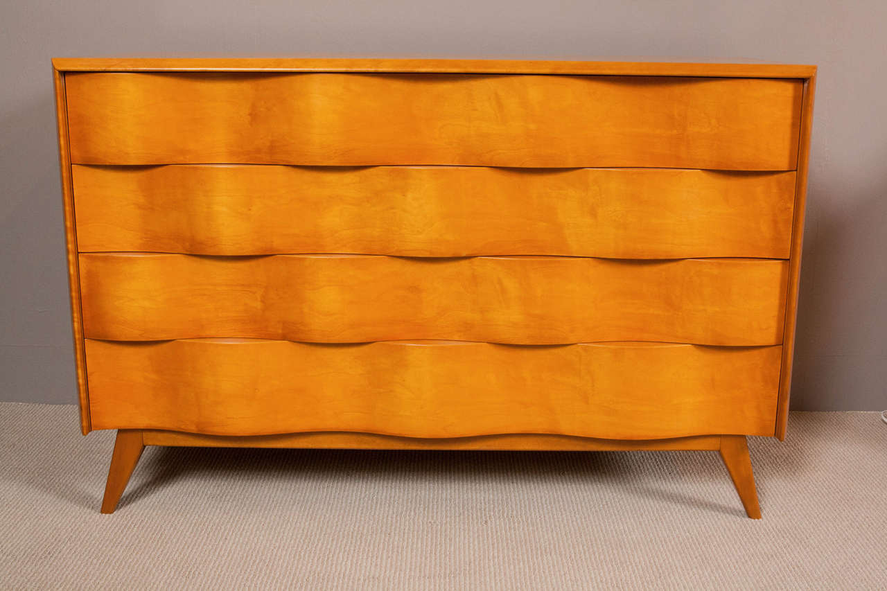 20th Century Magnificent Sculptural Chest by Edmond Spence