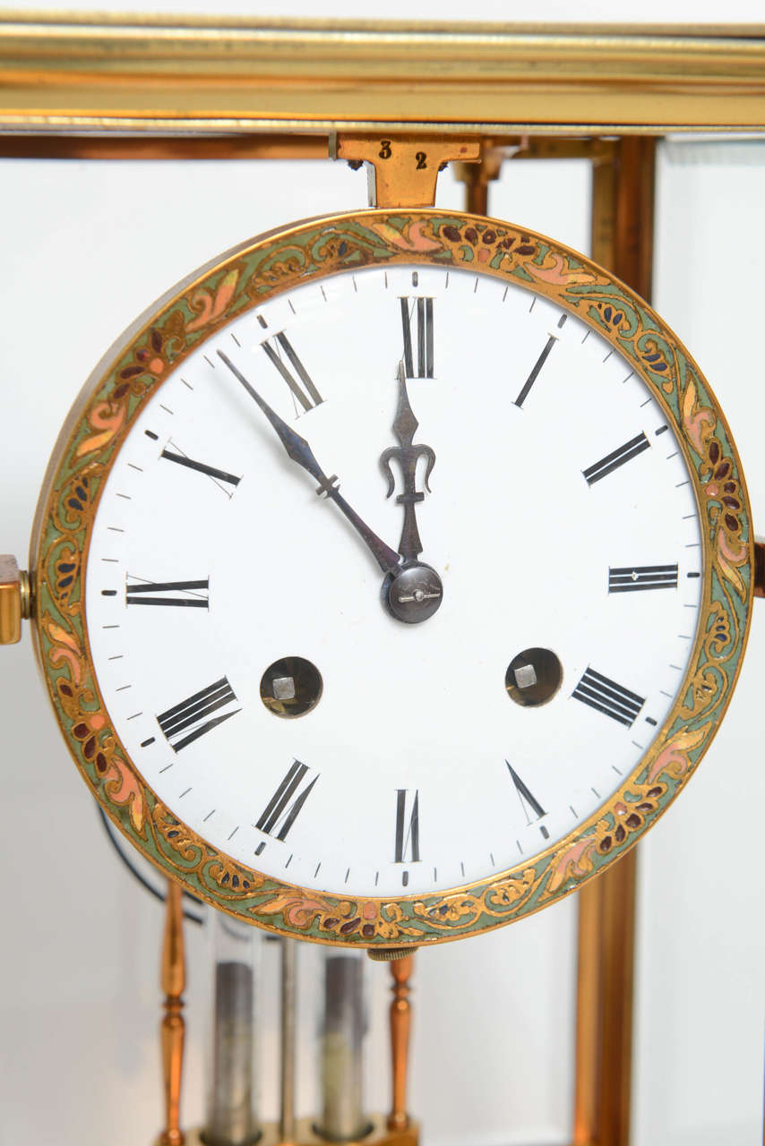 19th Century French Regulator Mantel Clock, Circa 1800 For Sale