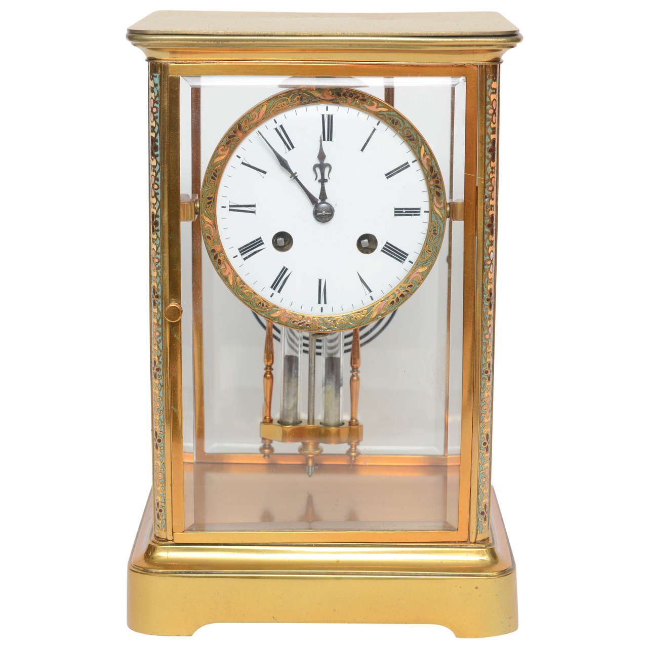 French Regulator Mantel Clock, Circa 1800 For Sale