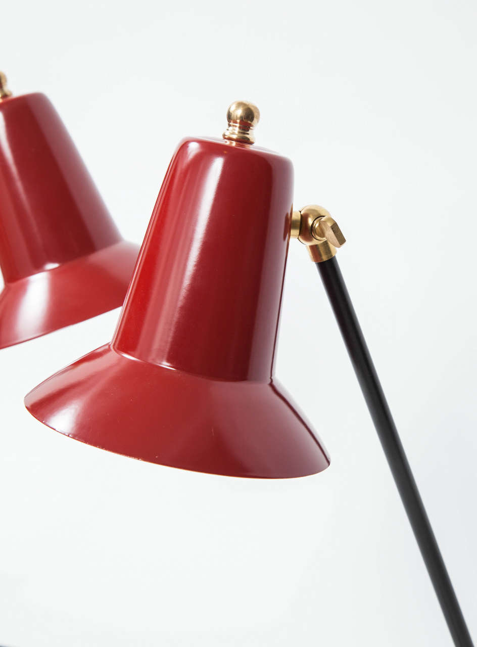 Contemporary Pair of Articulating Italian Desk Lamps