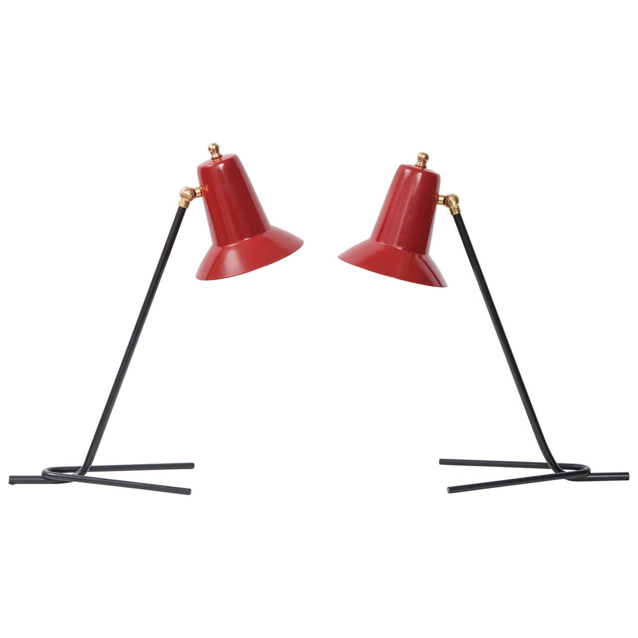 Pair of Articulating Italian Desk Lamps