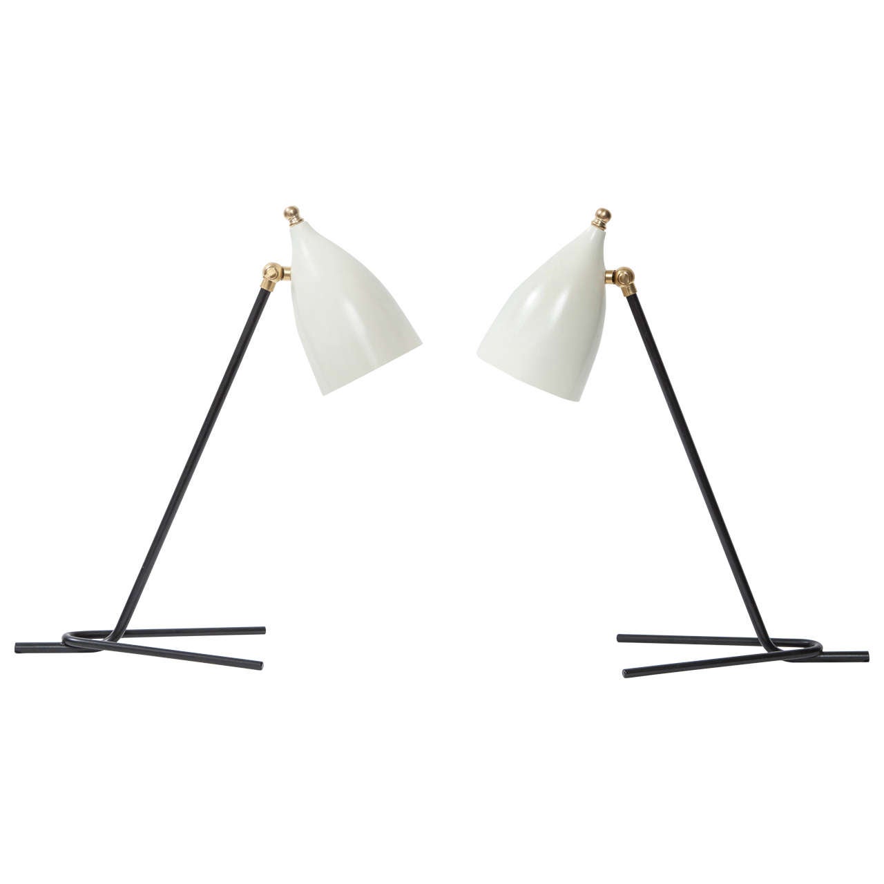 Pair of Articulating Italian Desk Lamps