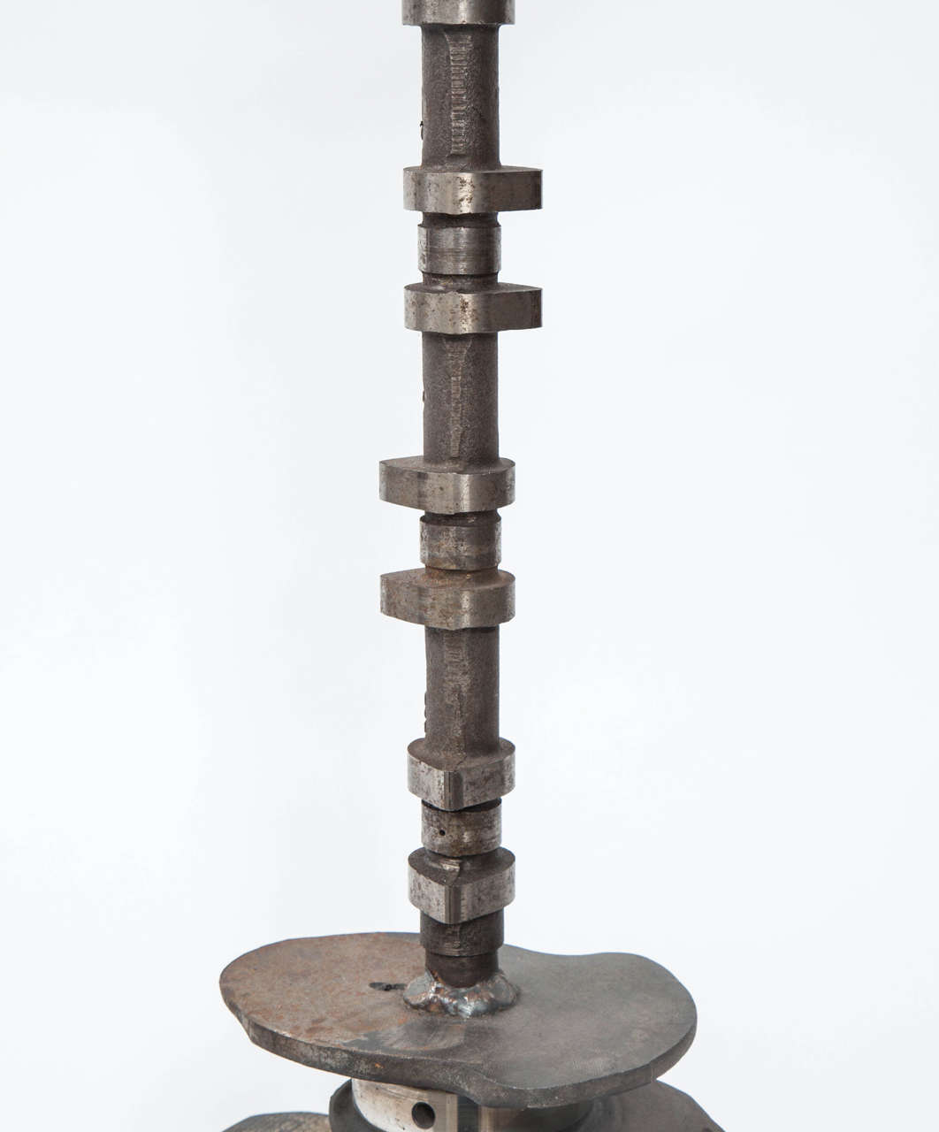 Mexican Glass and Iron Magiscope Sculpture by Feliciano Béjar, Mexico, 1980s For Sale