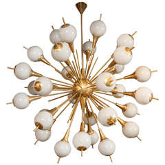 a Circa 1980 Murano Sputnik Chandelier