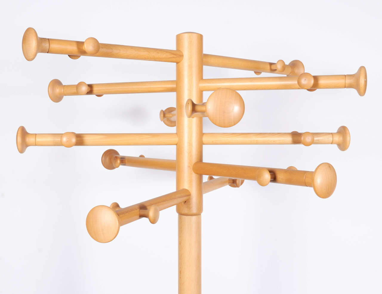 Mid-20th Century Pine Coat Rack by Nanna Ditzel, Manufactured by Kolds Savvaerk A/S