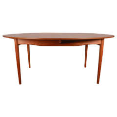 Finn Juhl Judas Dining Table with Leaves in Teak, Manufactured by Niels Vodder