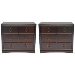 Pair of commodes by Robsjohn-Gibbings for Widdicomb.
