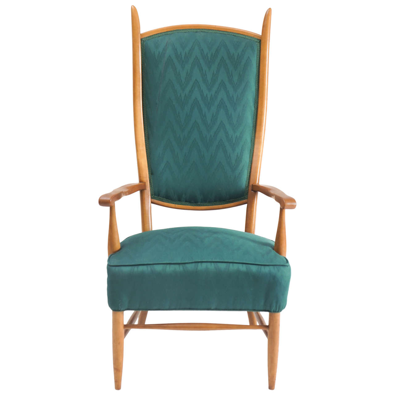 High Back Armchair by Edward Wormely For Sale at 1stDibs