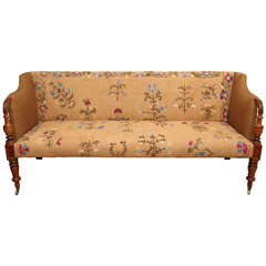 Sofa or Bench in Antique Suzani
