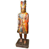 Full Scale Hand Carved Cigar Store Indian Statue