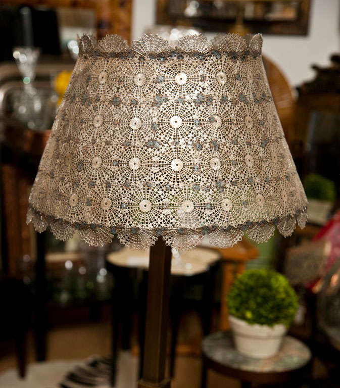 Unique Metal Lace Doily Lampshades