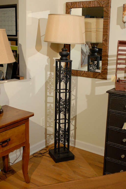 Antique Gate Post Floor Lamp 3