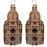 Great pair of Large Vintage Moroccan Lanterns