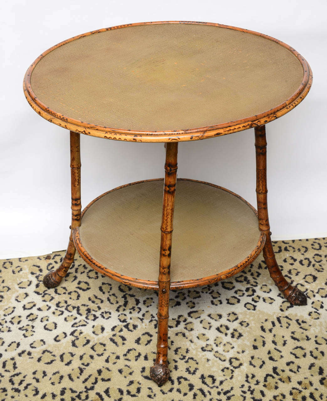 19th Century English Round Bamboo Table 5
