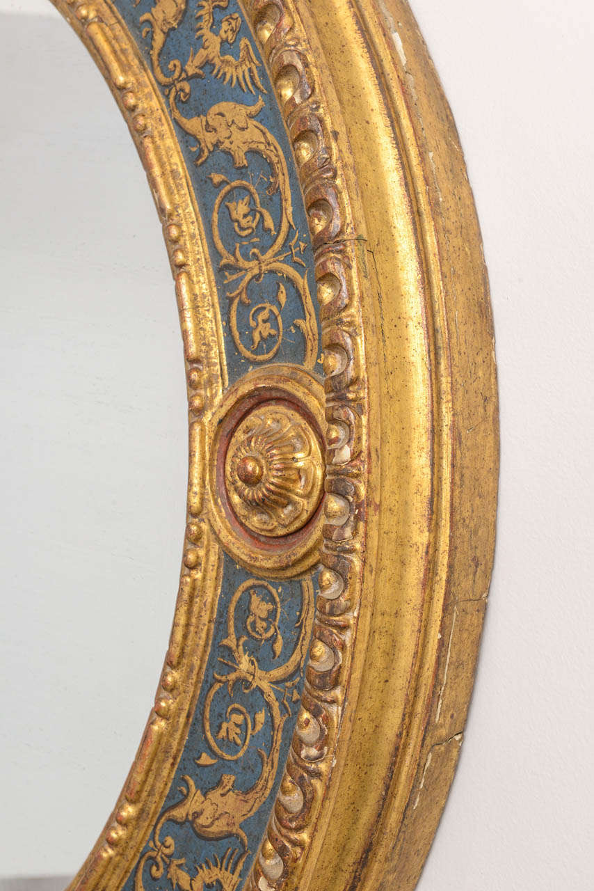 19th Century Florentine Round Mirror 2