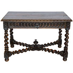 19th Century French Walnut Table