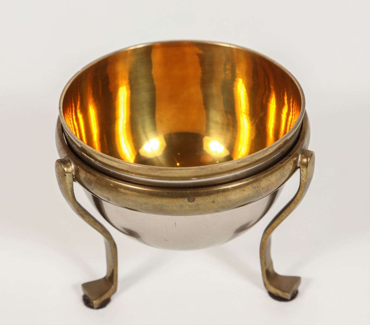 20th Century Brass and Steel Egg Box