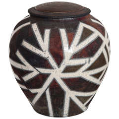 Deborah Slahta Covered Ceramic Jar