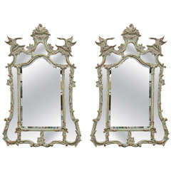 Pair of French Style Mirrors