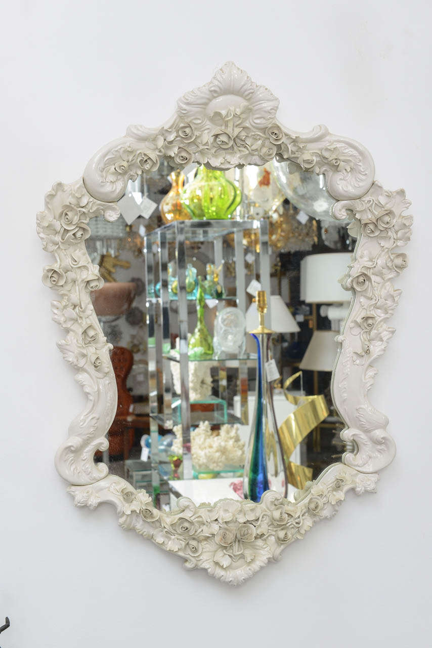 French Porcelain Mirror 5