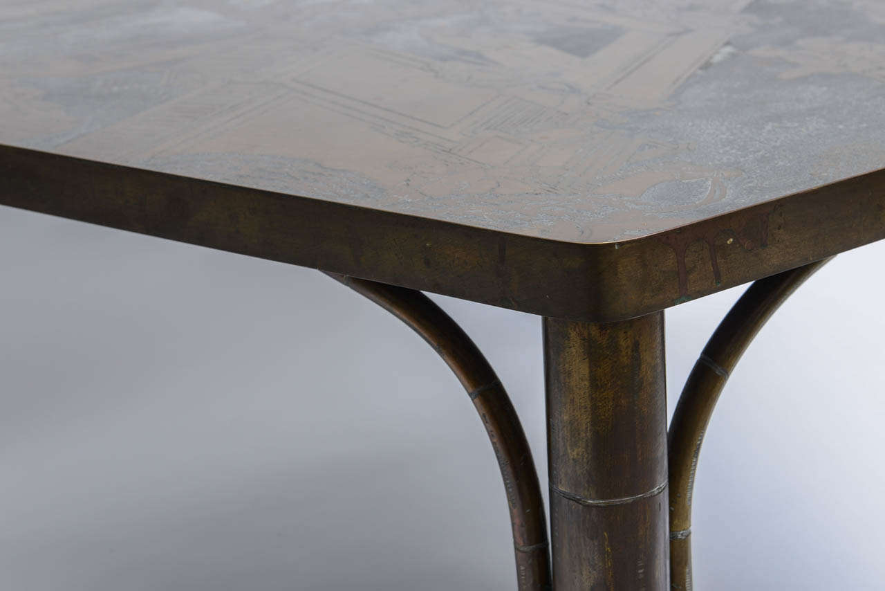 Unusual Bronze Laverne Table 1