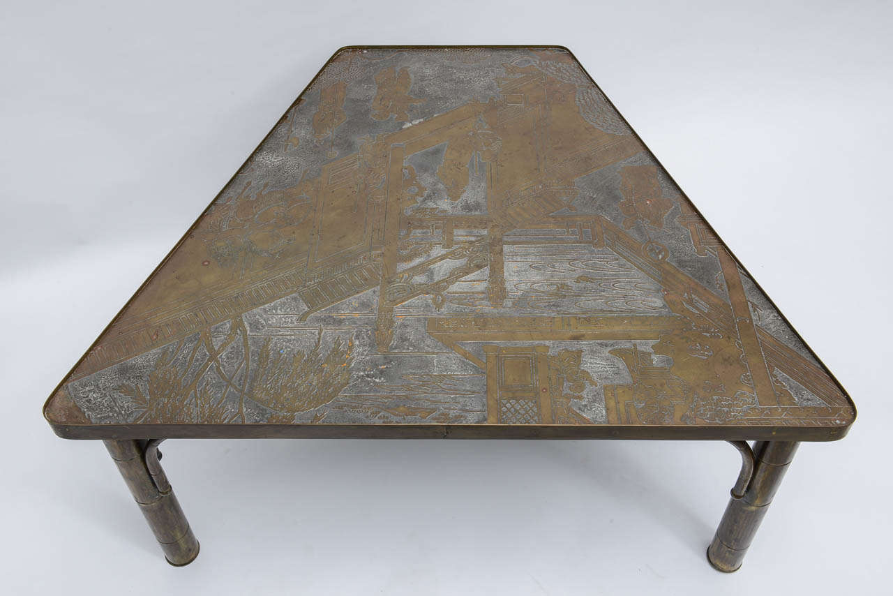 Unusual Bronze Laverne Table 3