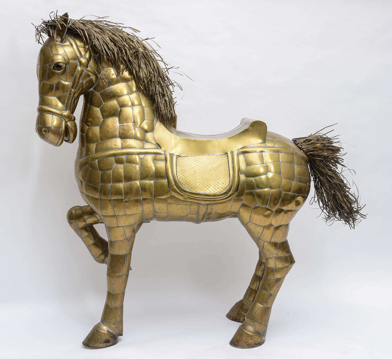 Mexican Large Scale Bustamante Horse with Saddle