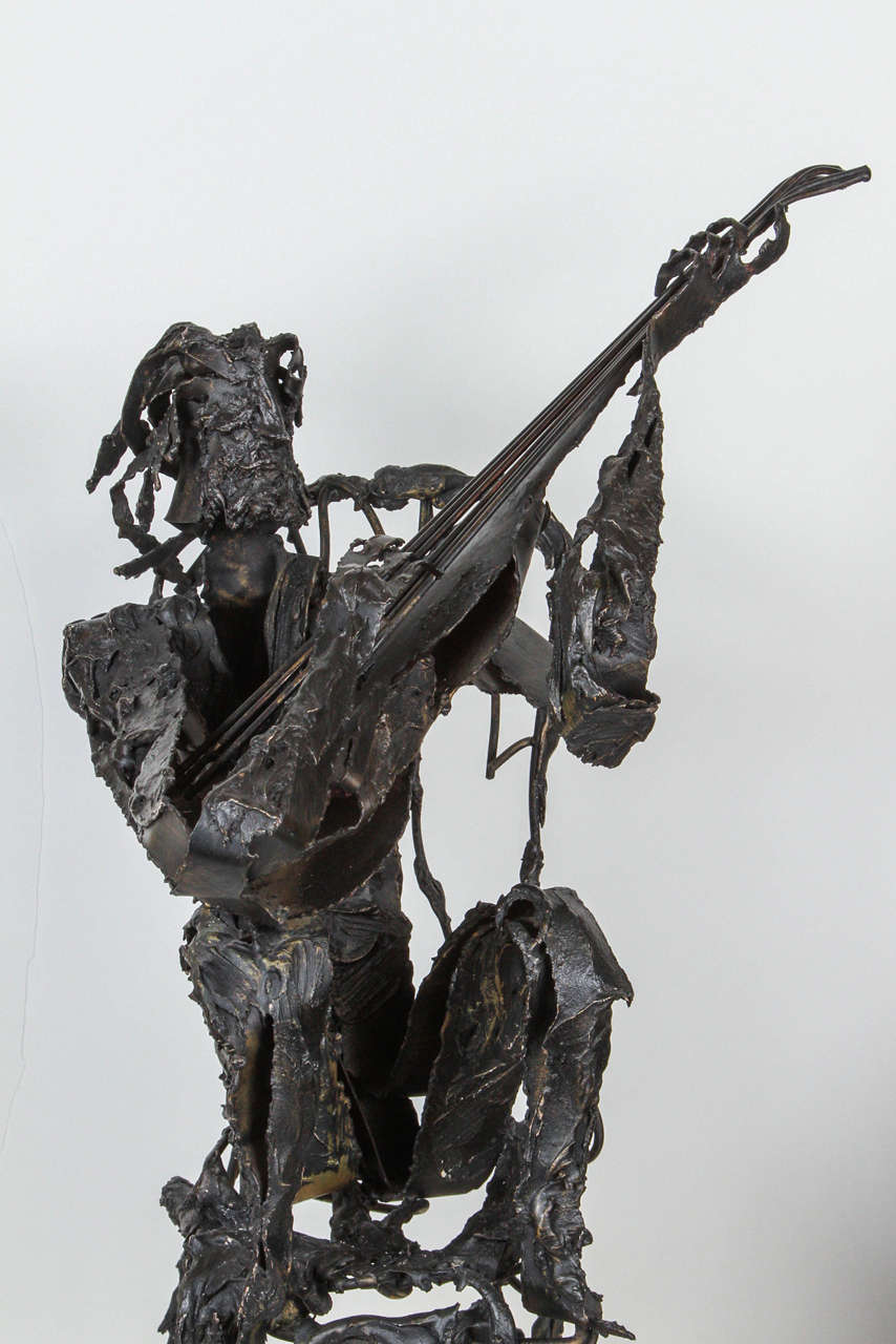 metal man sculpture
