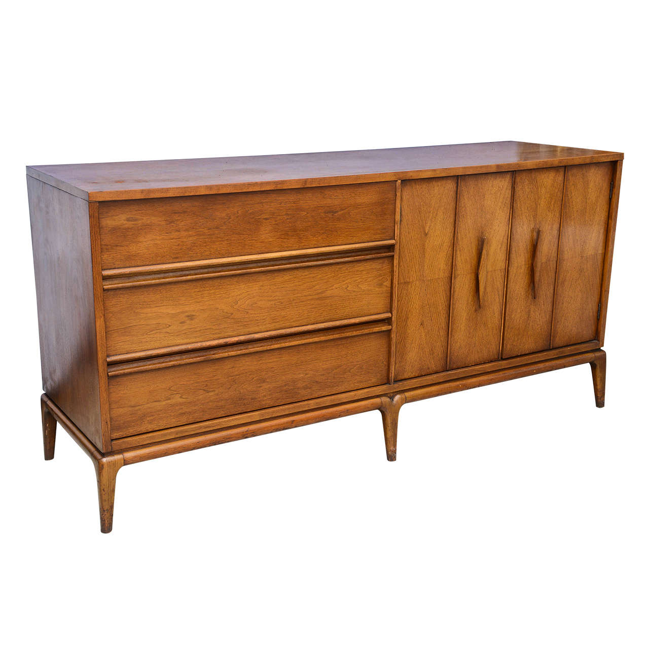 Beautiful MCM Lane Buffet or Credenza, USA 1960s