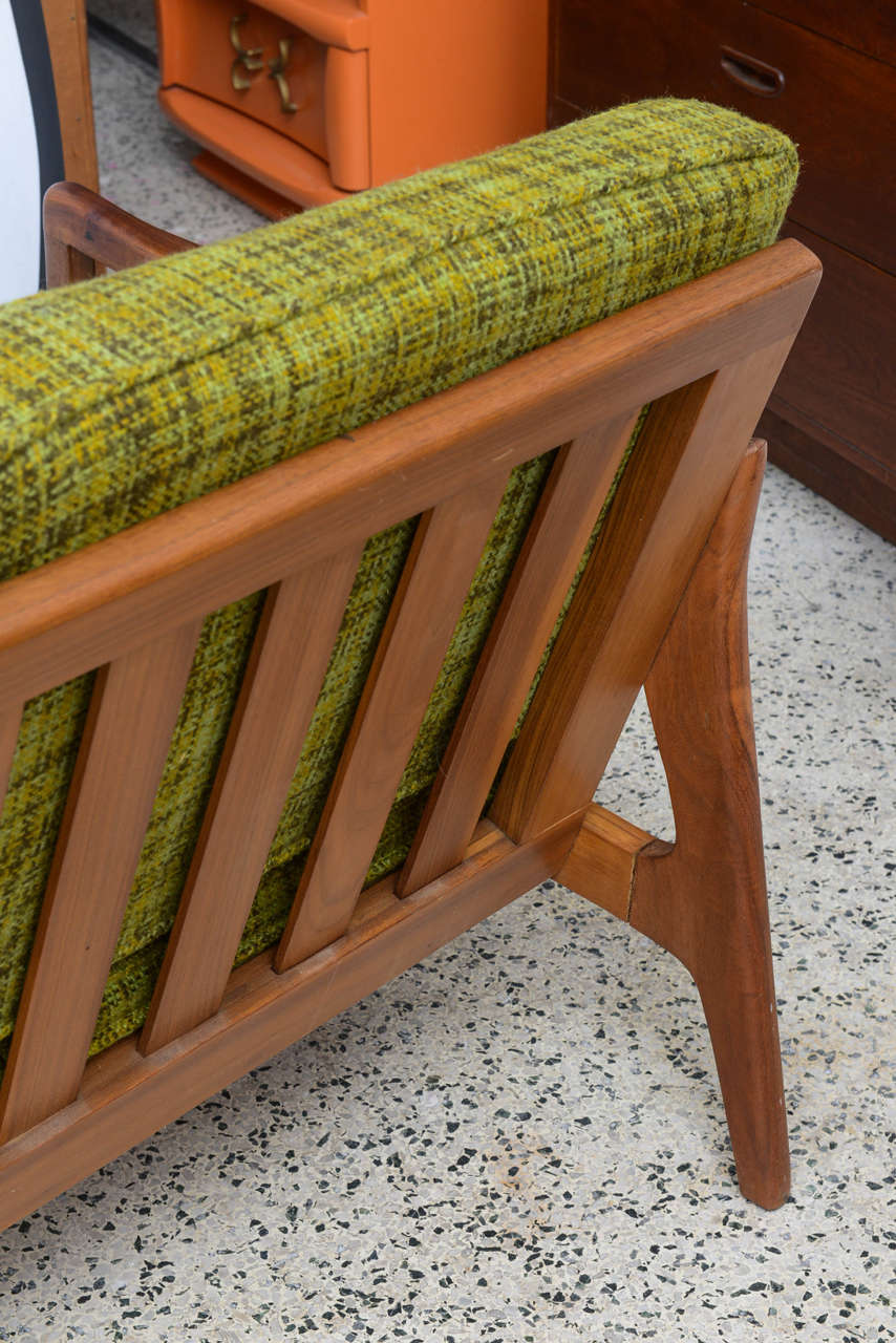 Mid-Century Modern Danish Teak Three-Seat Sofa, 1950s Denmark 3