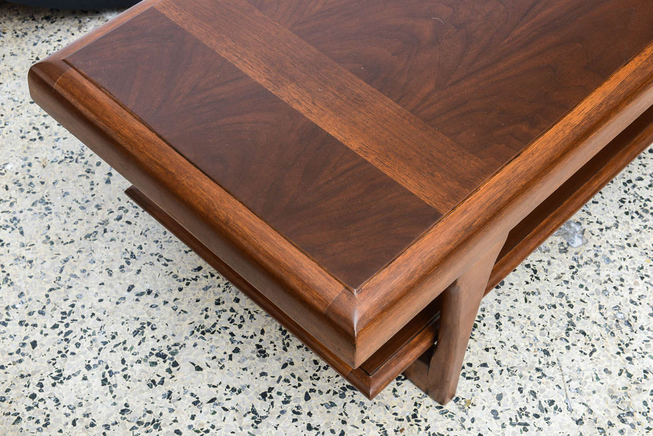 Long Lane Wooden Coffee Table, USA 1970s at 1stDibs long lane