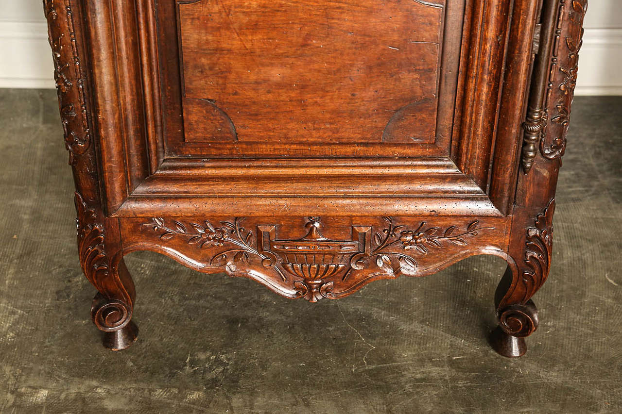 Wood French Louis XV Style Bonnetiere from Normandy