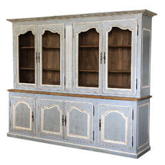 Painted French Louis XV Style Bibliotheque or Bookcase