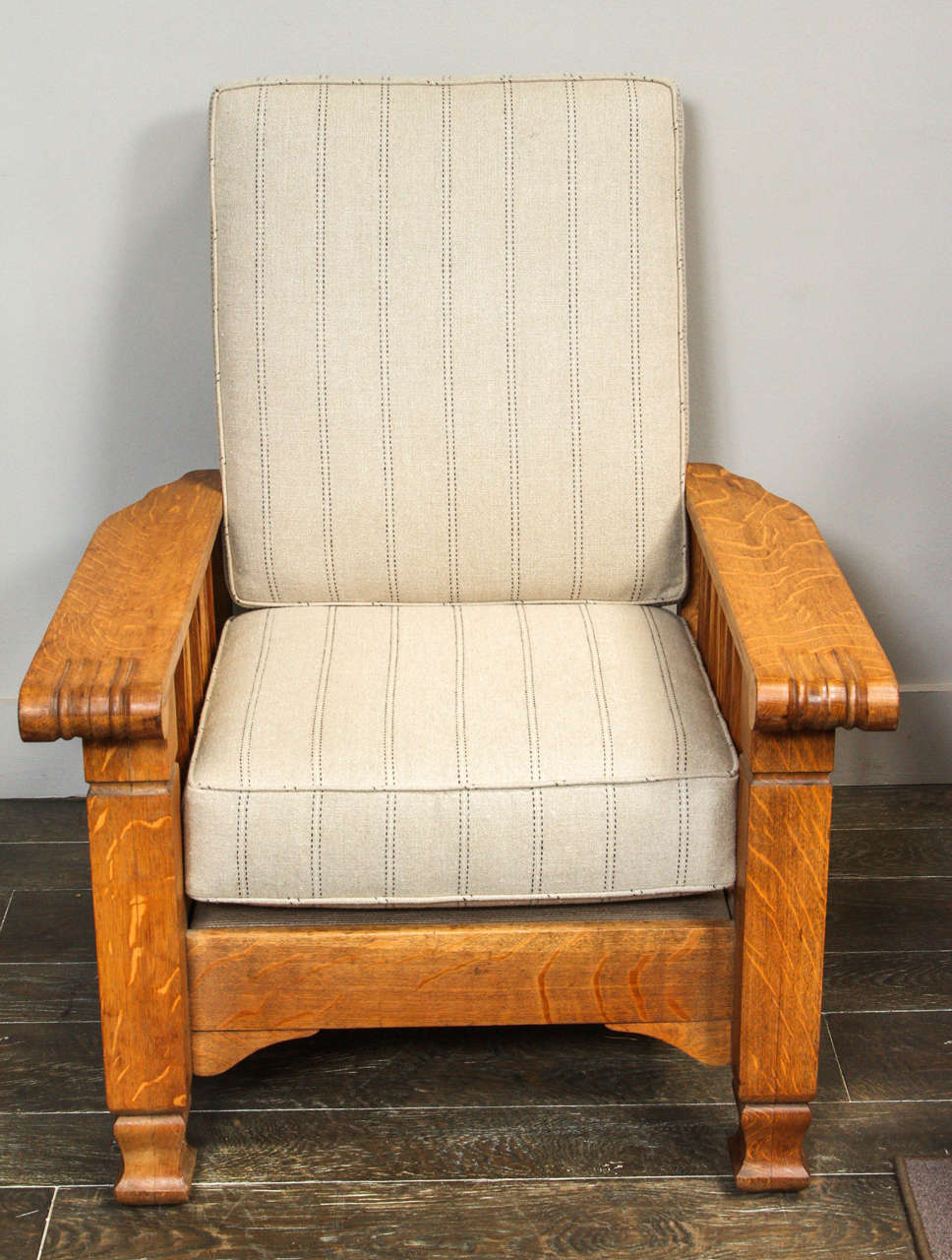 Pair of Oak Armchairs