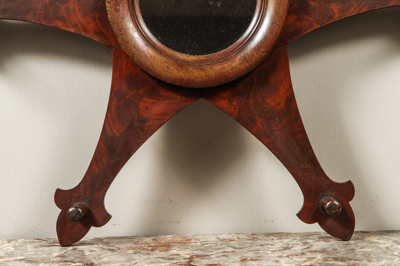 hat rack mirror