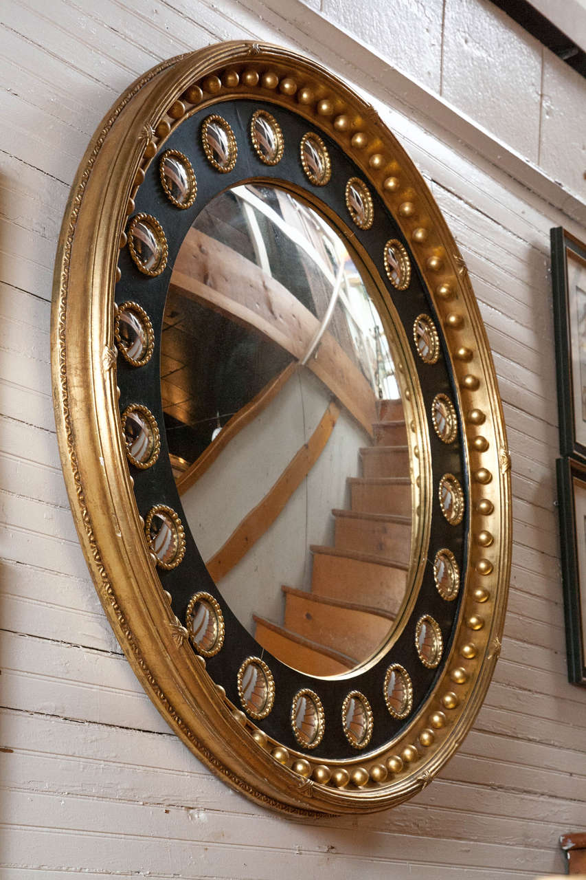 Unusual 20th Century Convex Mirror For Sale 4
