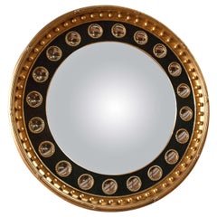 Unusual 20th Century Convex Mirror