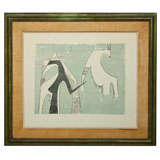 Wilfredo Lam Framed Lithograph