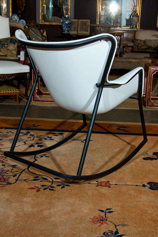 Pair Fiberglass Rockers by Lawrence Peabody Rare Find 1