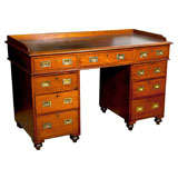 Early 1830's Light Mahogany British Campaign Desk