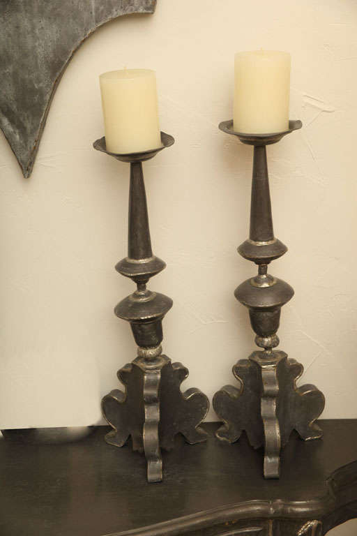 PAIR OF CANDELLABRI BAROCCO